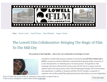 Tablet Screenshot of lowellfilmcollaborative.org